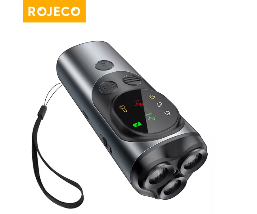 ROJECO Ultrasonic Dog Repeller and Anti Barking Training Device