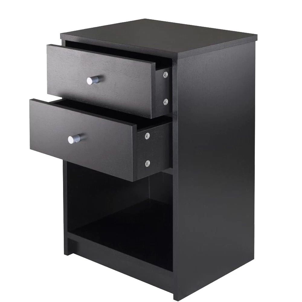 Modern Nightstand Storage Cabinet with Drawers – Bedroom Bedside End Table