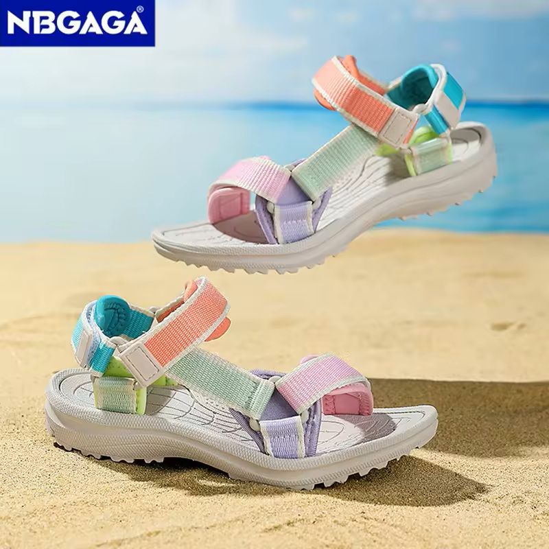 Kids Breathable Sport Sandals – Summer Outdoor Non-Slip Beach Shoes for Girls