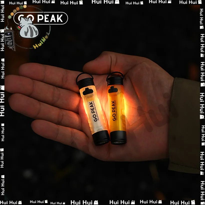 PocketGlow Mini Keychain Flashlight - Ultra-Compact Everyday Carry LED Light