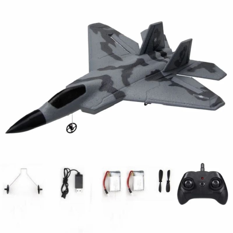 RC Fighter Jet Remote Control Airplane With Gyroscope And Dual Engine Power