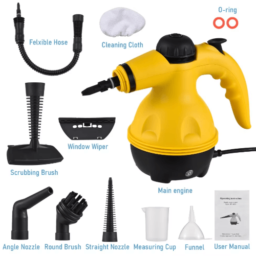 Handheld High-Temperature Steam Cleaner – Powerful Grease & Grime Removal Tool