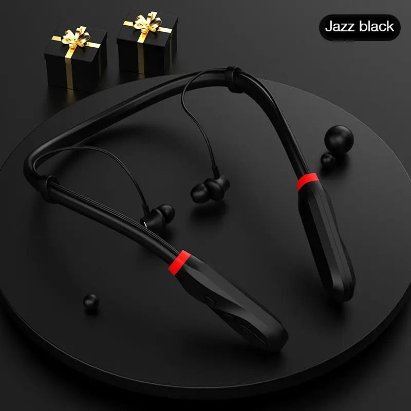 Eardeco 200 Hour Bluetooth Neckband Headphones with Bass and Mic