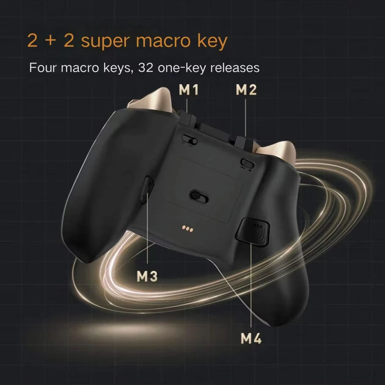 Machenike G5 Pro V2 Wireless Gaming Controller – Three-Mode Gamepad with Hall Effect Joysticks, Hot-Swap Triggers & Vibr