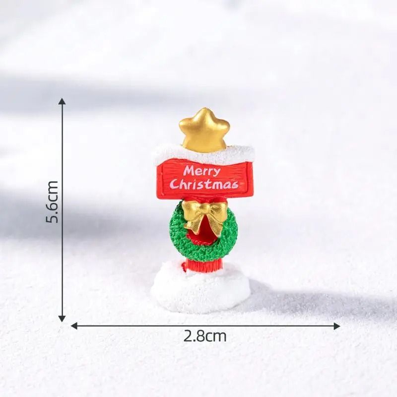 Miniature Road Sign Fairy Garden Ornament Dollhouse Micro Landscape Decor