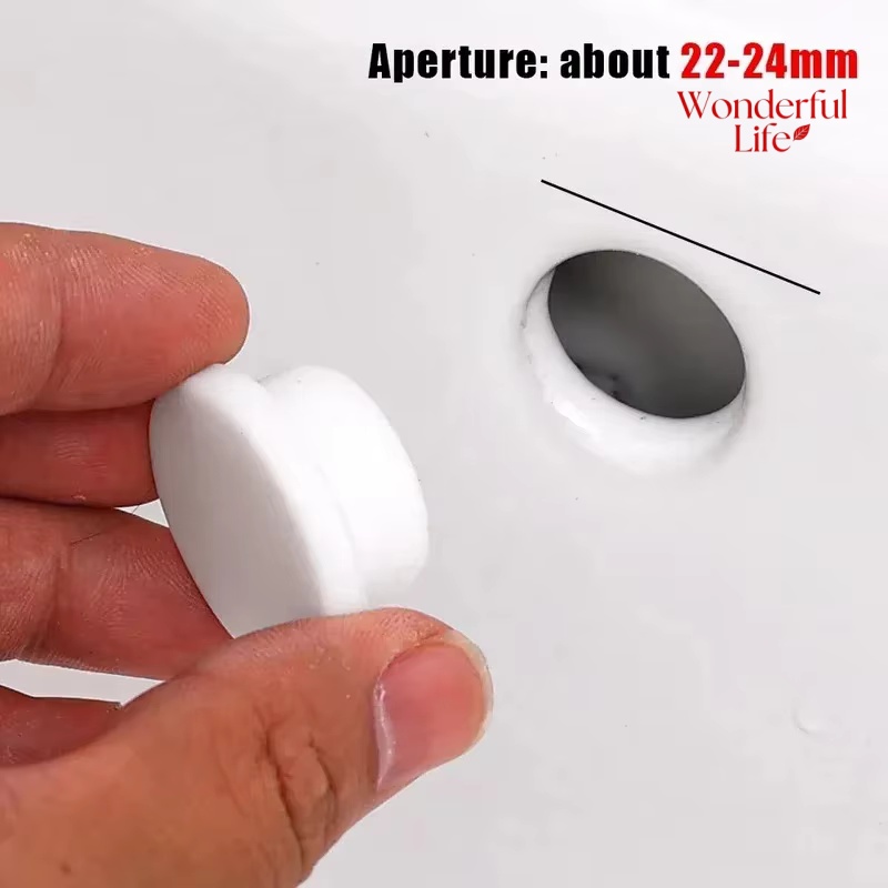 Universal Sink Overflow Cover Plug Leak Proof sink overflow cover for Bathroom Kitchen Tub