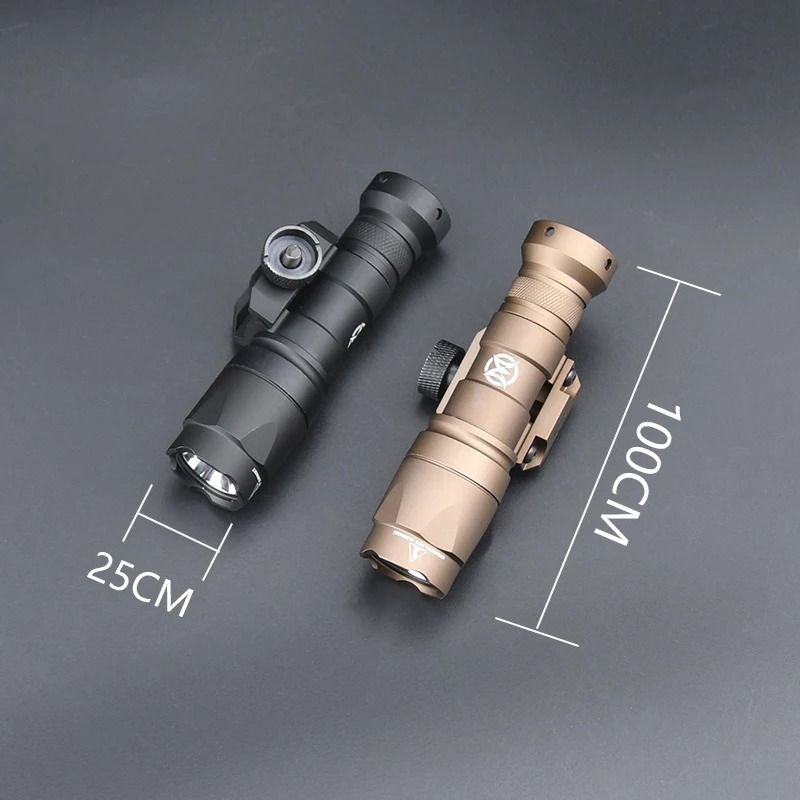 Mini Tactical Weapon Flashlight LED Scout Hunting Light with 20mm Rail Mount