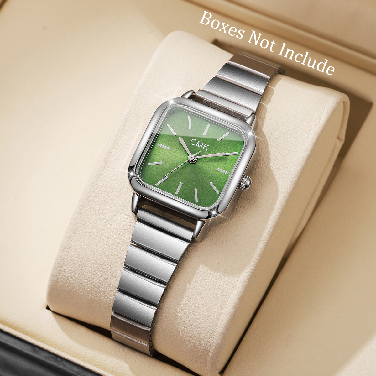 Luxury Ultra thin Quartz Womens Wristwatch Fashion Square Design with Elegant Strap