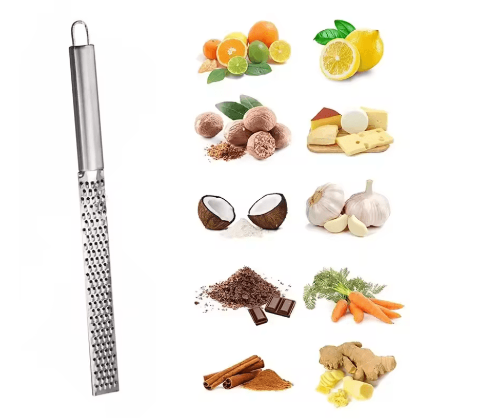 EasyGrate Stainless Steel Handheld Cheese and Vegetable Grinder