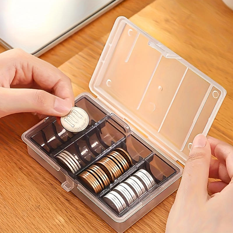 Premium Multifunctional Coin Storage Box with Blue or Black Inner Case for Collectible Coins