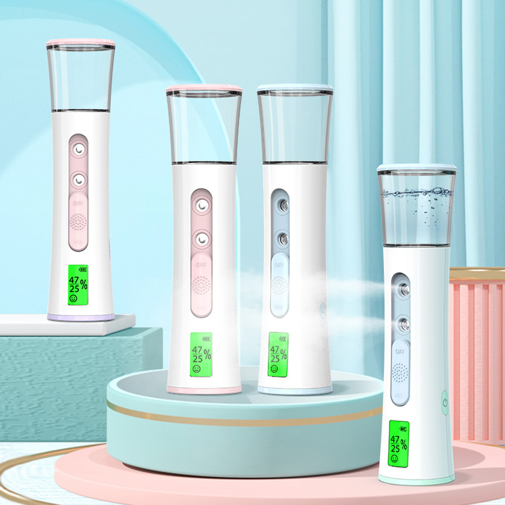 Cooler Facial Mister, Ultrasonic Nano Mist Sprayer & Moisturizer Steamer