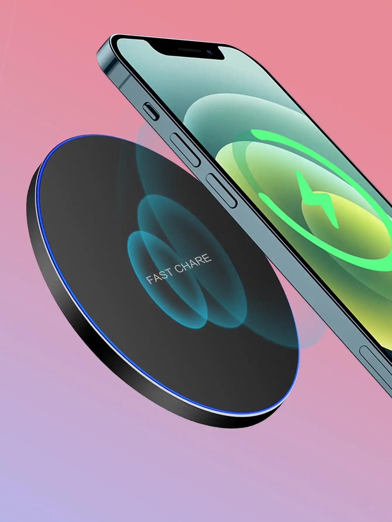 100W Wireless Charger Pad Stand Fast Charging Dock Station