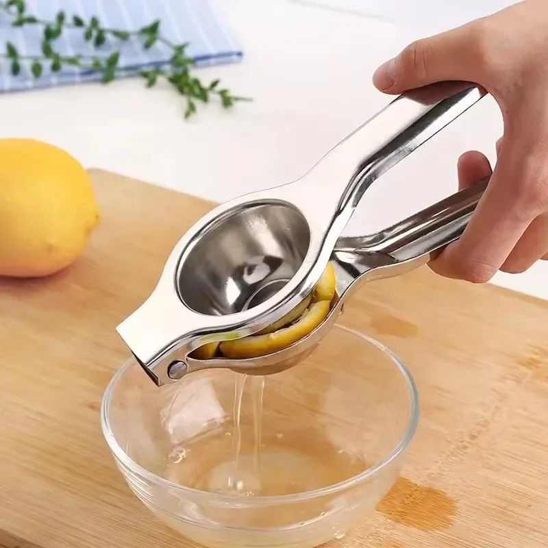 Stainless Steel Lemon Squeezer – Heavy Duty Manual Citrus Juicer Press