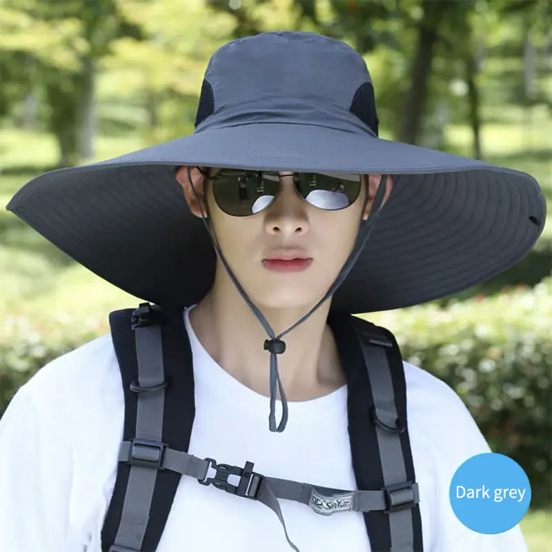 Breathable Sun Hat for Men and Women UV Protection Fishing Cap Mesh Fisherman Hat