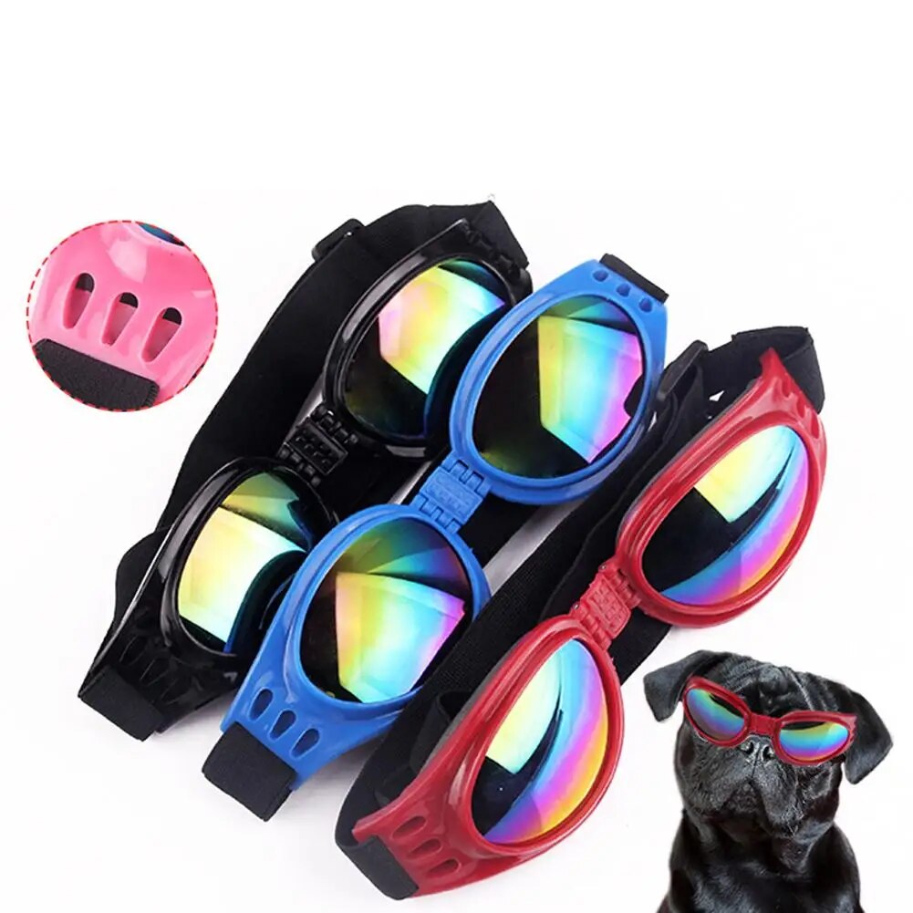 Foldable Dog Sunglasses: Summer Windproof UV Goggles