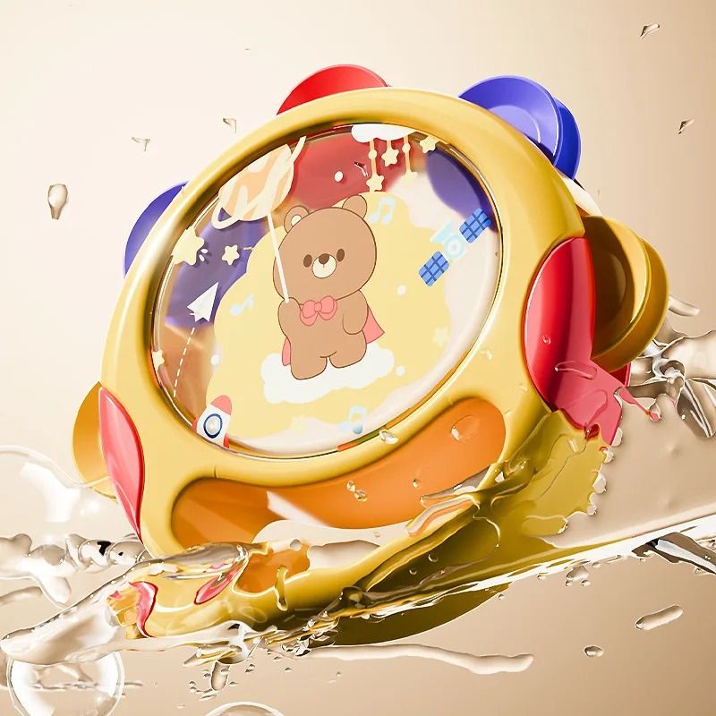 Baby Handheld Tambourine Musical Drum Toy