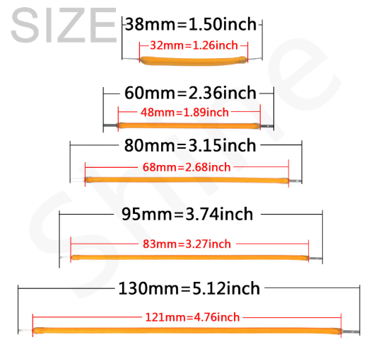 FlexLume Flexible COB LED Filament Edison Lamp Parts (10-Pack)