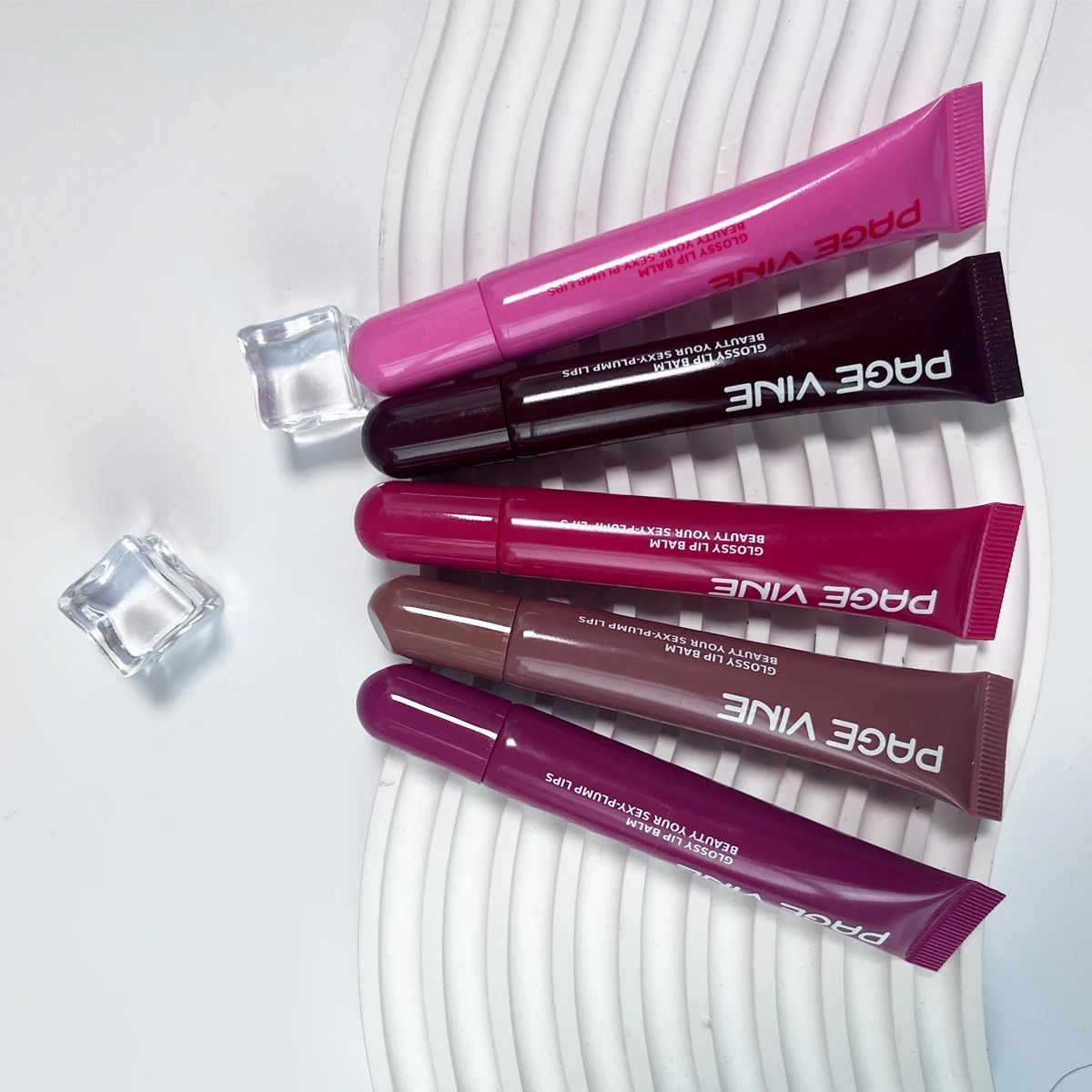 GlossyGlow Lip Gloss Phone Case – Moisturizing Raspberry Jelly Transparent Lip Gloss