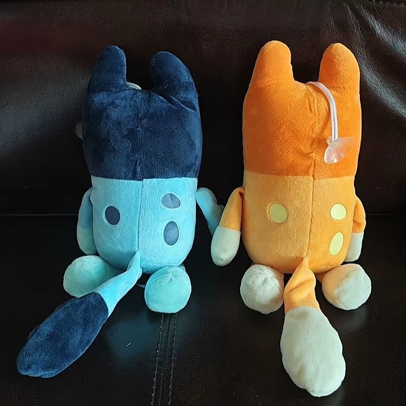 Bluey and Bingo Plush Toy Set – Soft Cartoon Dog Dolls in 17cm 28cm 40cm Sizes for Kids and Gifts