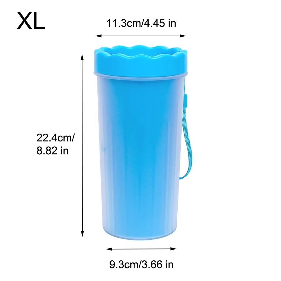 Pet Paw Cleaning Cup with Soft Silicone Brush
