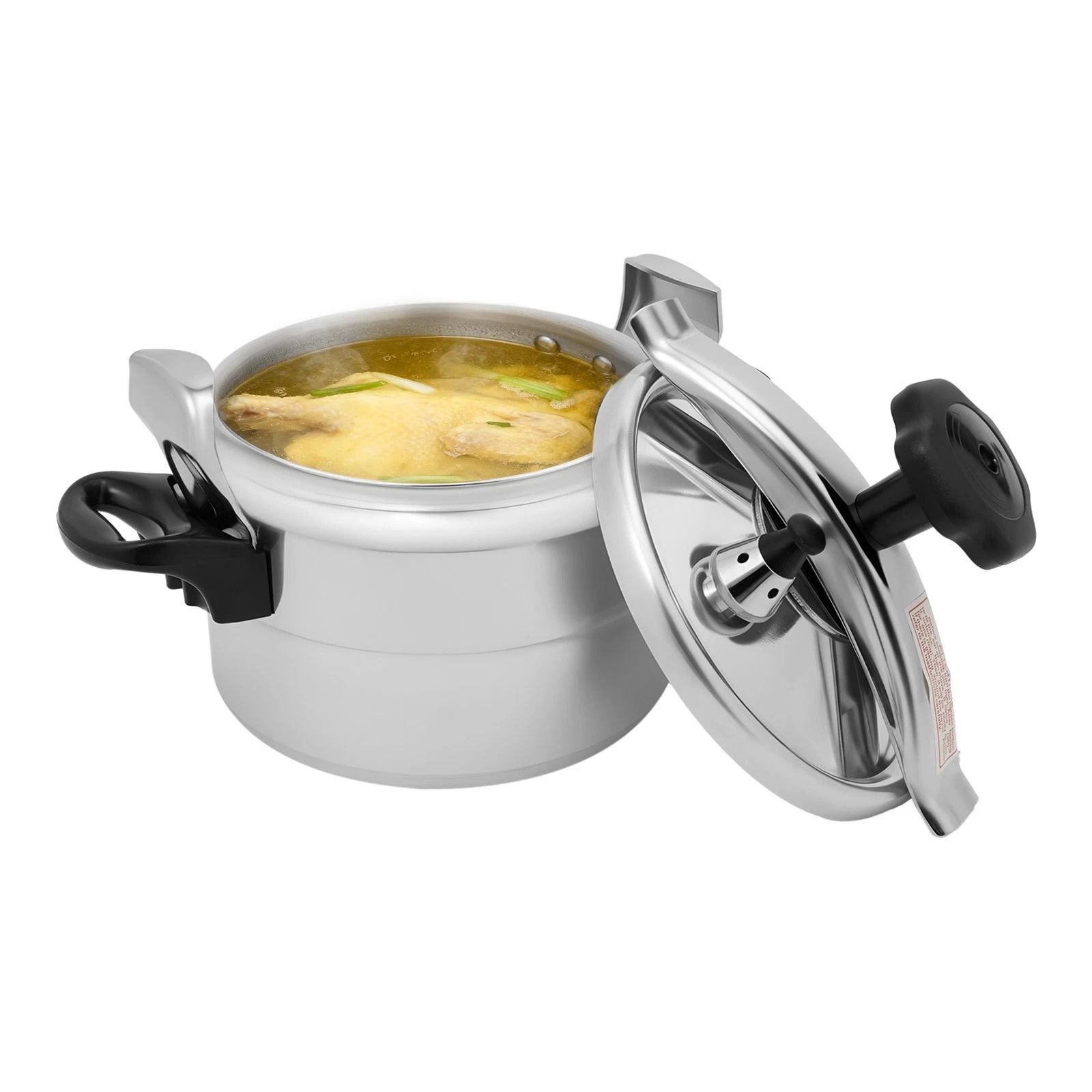 Tabletop Stove Top Pressure Cooker Pot with Aluminum Alloy Designs