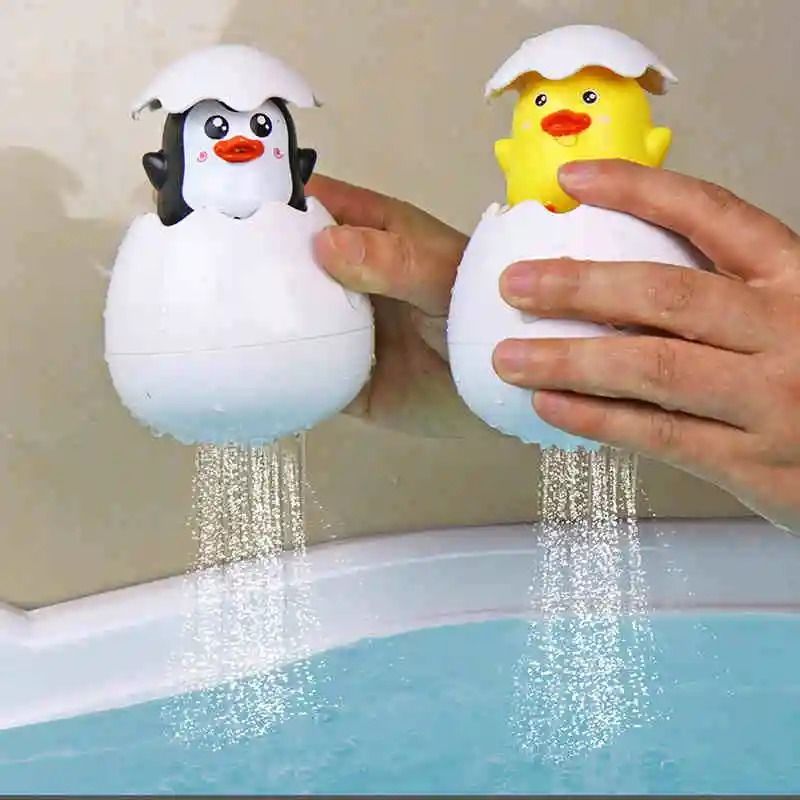 Baby Bathing Toy Duck Penguin Egg Water Spray Sprinkler