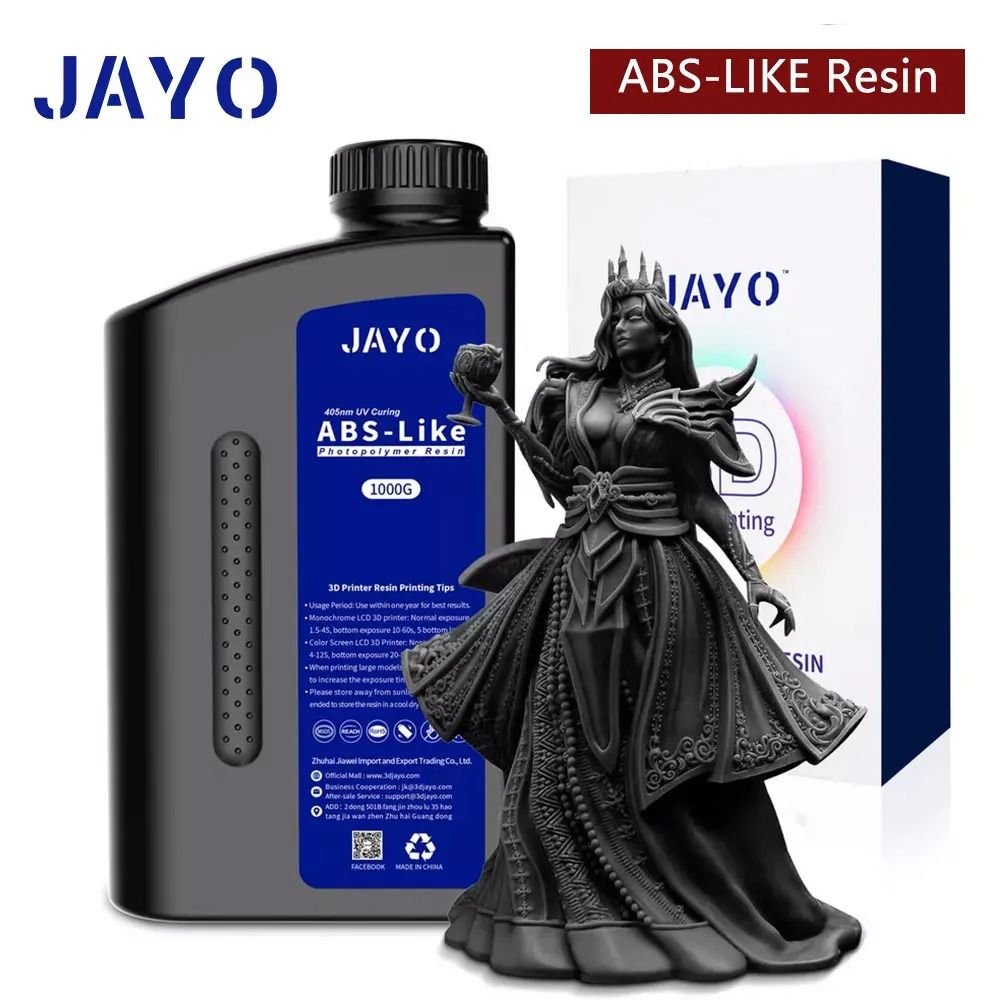 Jayo 3D Printer UV Resin 405nm Standard ABS Like and Water Wash Options
