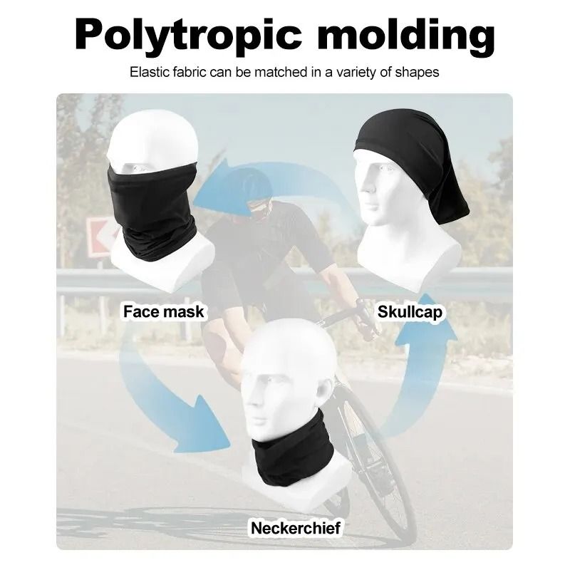 Summer Ice Silk Cycling Face Mask Neck Gaiter