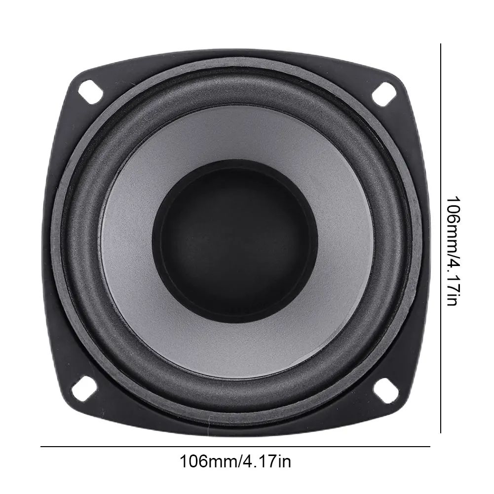 Universal 4–6 Inch Car HiFi Coaxial Speakers – Full-Range Stereo Sound Upgrade