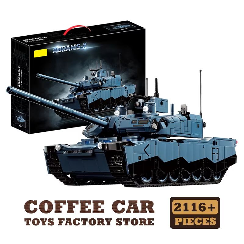 T-14 Main Battle Tank Building Blocks Set Military Model Toy
