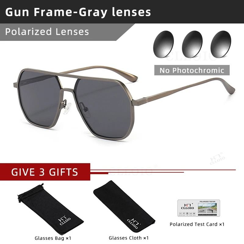 CLLOIO Photochromic Polarized Driving Glasses UV400