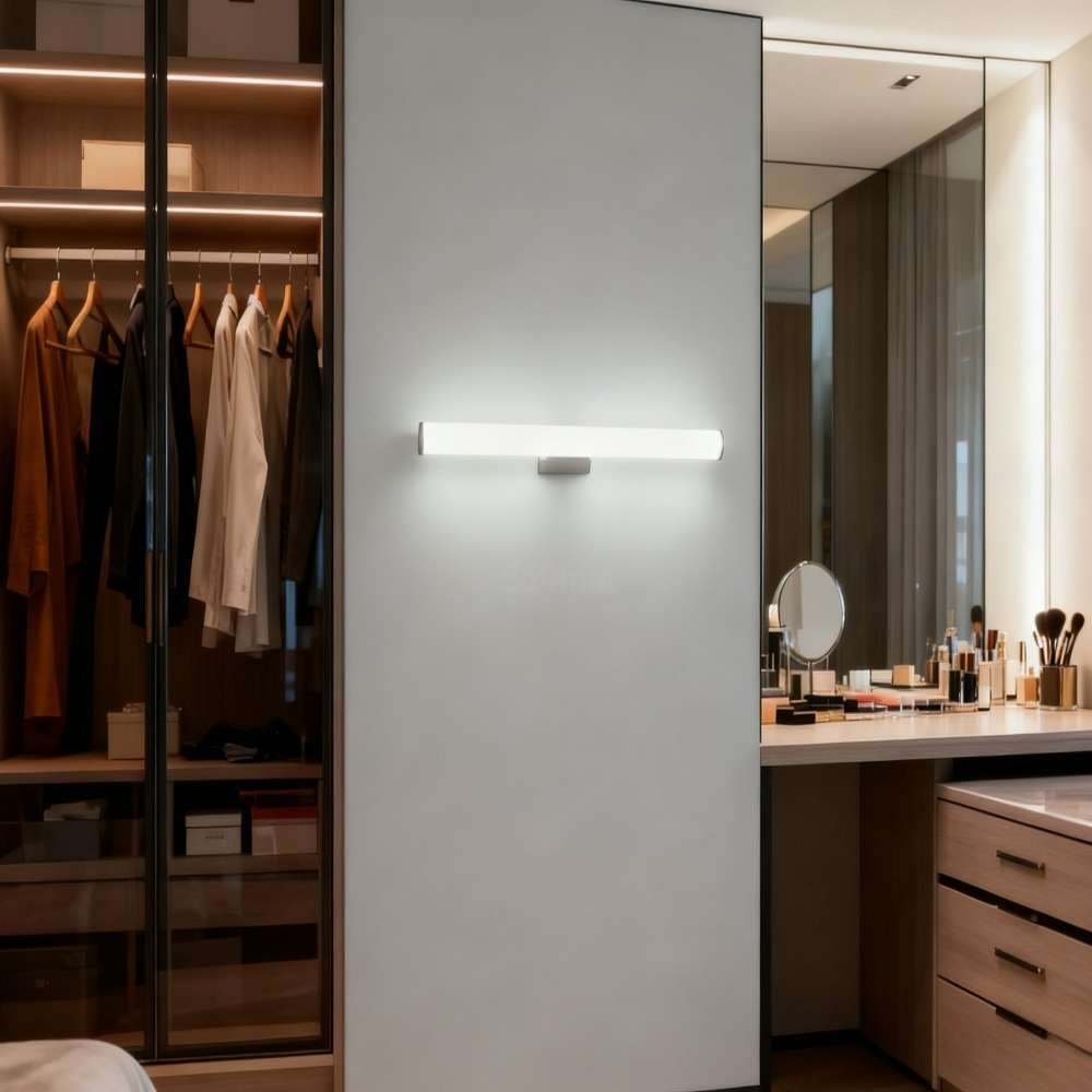 Nordic Style Vanity Light for Bathroom, Waterproof Mirror Lamp with Warm White for Bedroom
