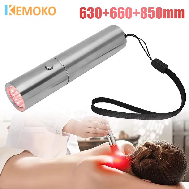 Portable Red Light Therapy Wand – 5 Wavelength Skin Rejuvenation & Pain Relief Device