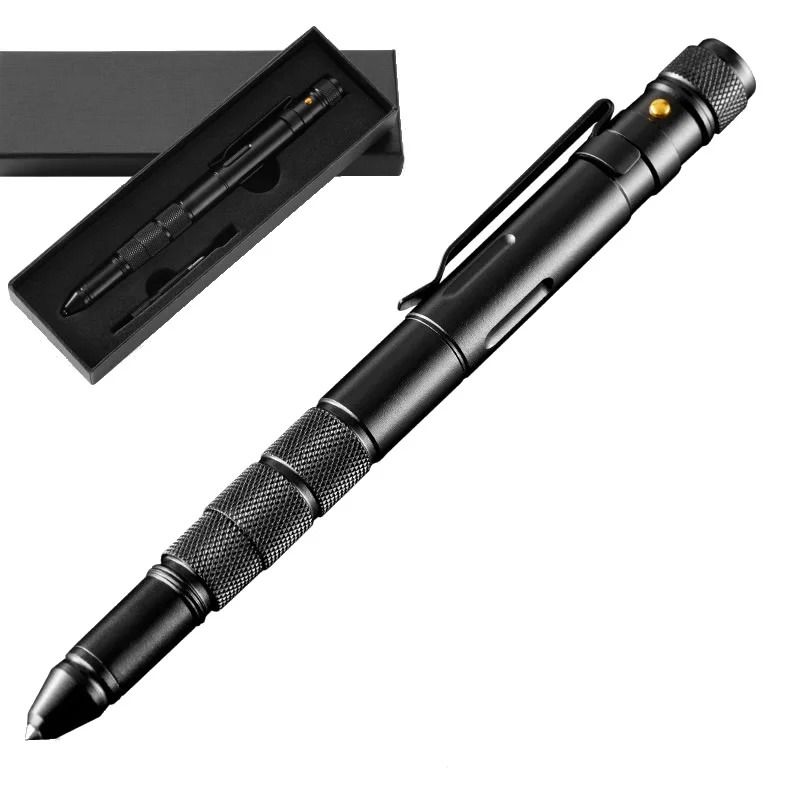 Multifunction Tactical Self Defense Pen with Flashlight and Window Breaker