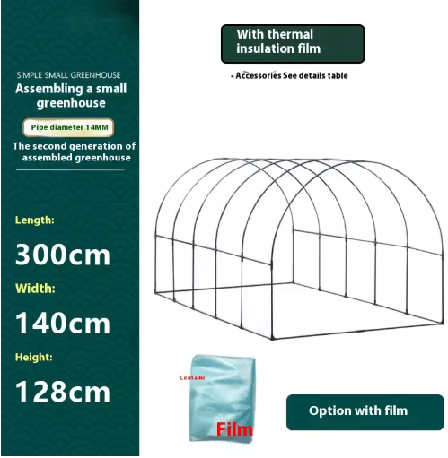 Arched Outdoor Greenhouse Winter Warm Insulated Plant House for Balcony Courtyard and Vegetable Frost Protection