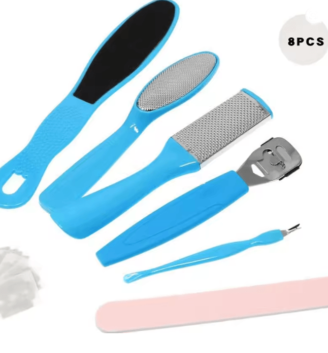 SmoothStep 8 Piece Foot Callus Remover Pedicure Kit