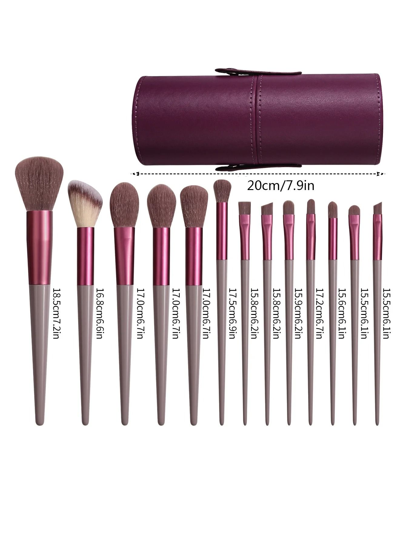 13PCS Professional Makeup Brushes Set Soft Fluffy Foundation Eyeshadow Blending Blush Kabuki Tool