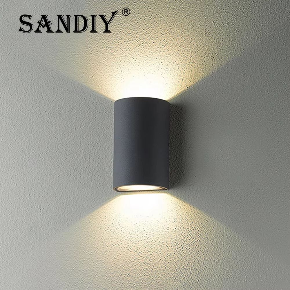 Waterproof Outdoor LED Wall Sconce 6W/10W Up & Down Porch Light