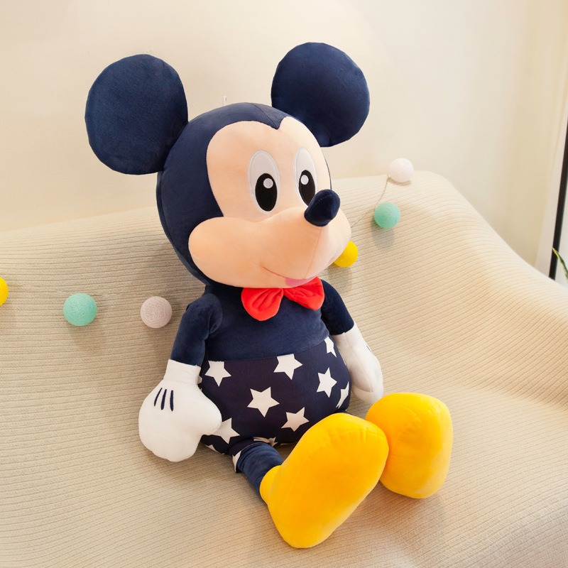 Disney Star Mickey Plush Toy & Minnie Doll Large Couple Mickey Mouse Playing with Childrens Pillow Doll, Soft Stuffed