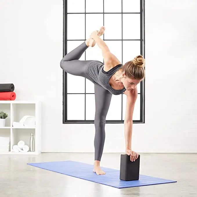 EVA Yoga Foam Wedge Slont Boards Stretch Block to Improve Lower Leg Strength, Stability Training & Fitness Tools
