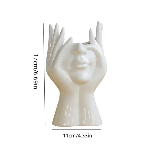 Creative Human Body Vinyl Figure Storage Holder and Makeup Brush Organizer