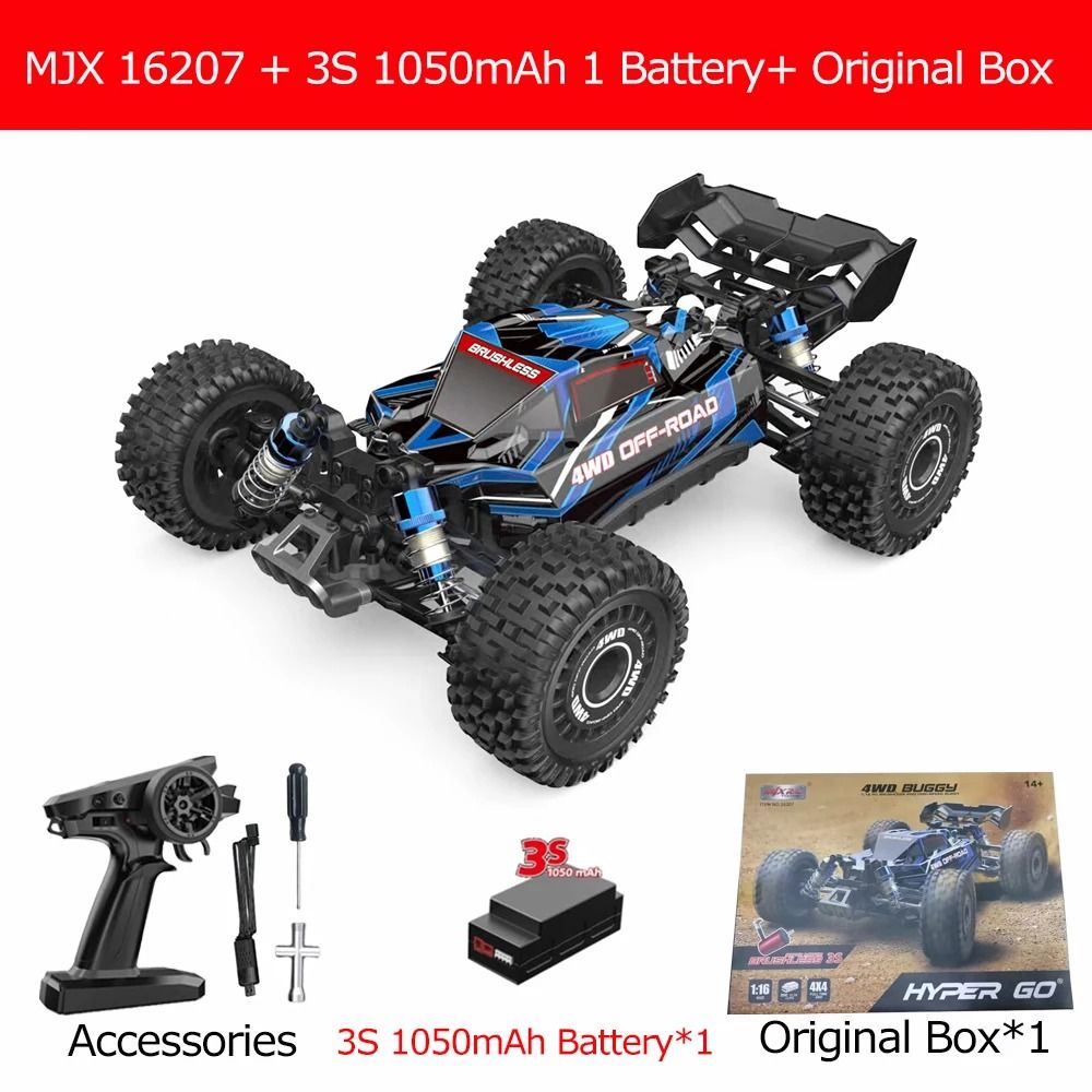 MJX 16207 Hyper GO 1 16 Scale Brushless RC Car