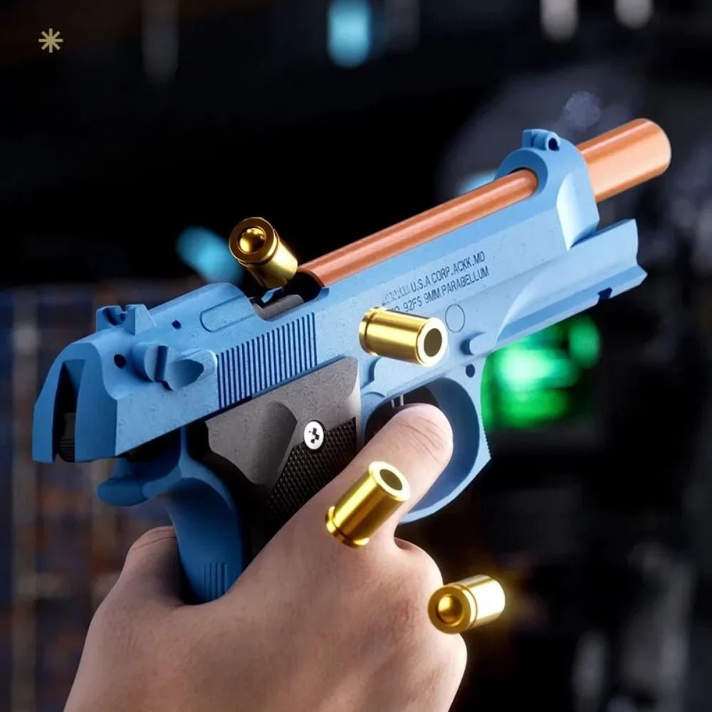 SIG17 Shell Ejecting Soft Bullet Toy Pistol with Blowback Action