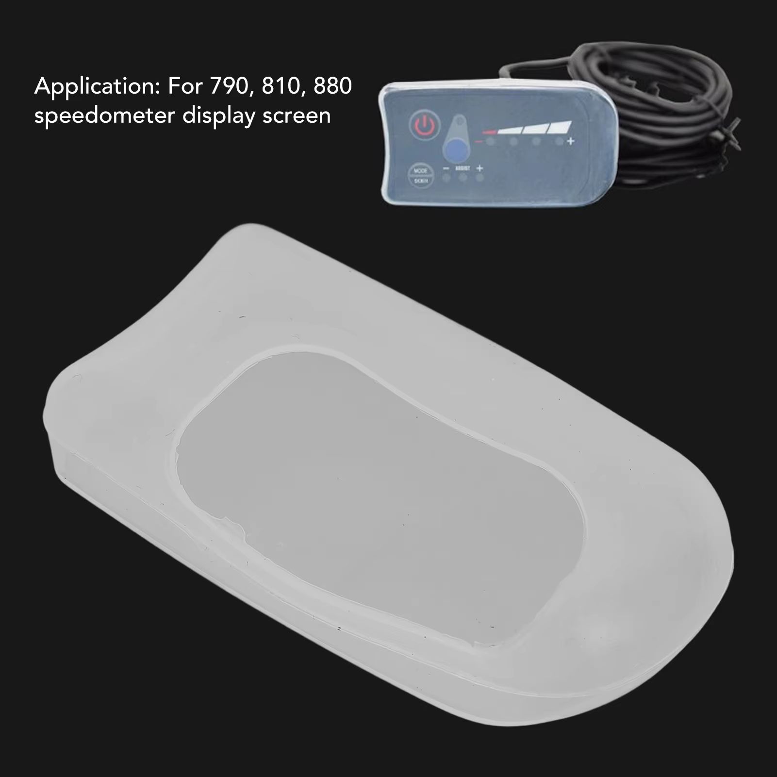 Silicone Waterproof Protective Cover for Electric Bike Speedometer – Monitor Screen Guard for 790, 810, 880 Displays
