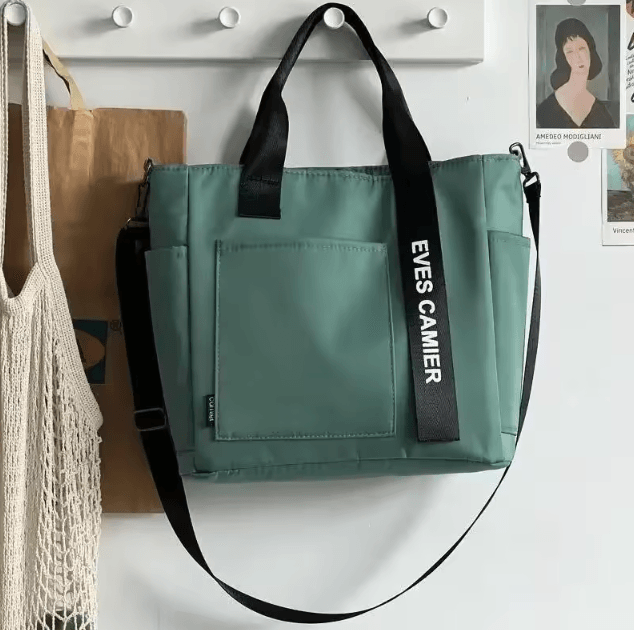 Casual Large Capacity Waterproof Nylon Tote Shoulder Bag Fashion Messenger Handbag
