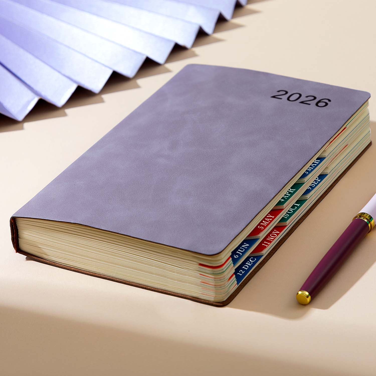 Self-Discipline Calendar Planner, Daily Organizer, Portable Notebook, Weekly & Monthly Planner Layouts