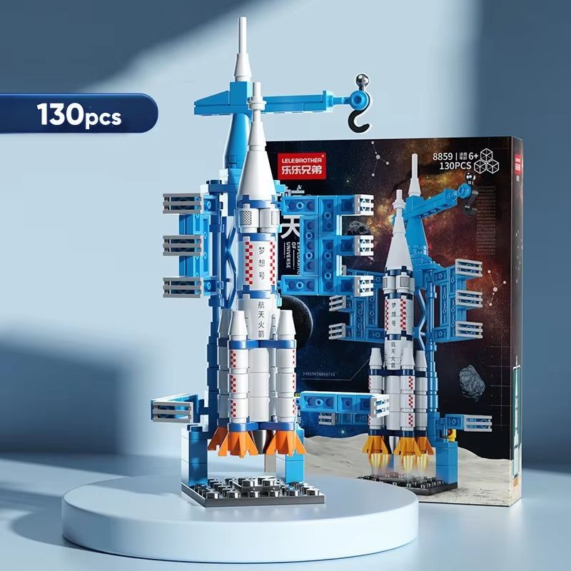 107 Piece Space Rocket Launch Center Building Blocks Set