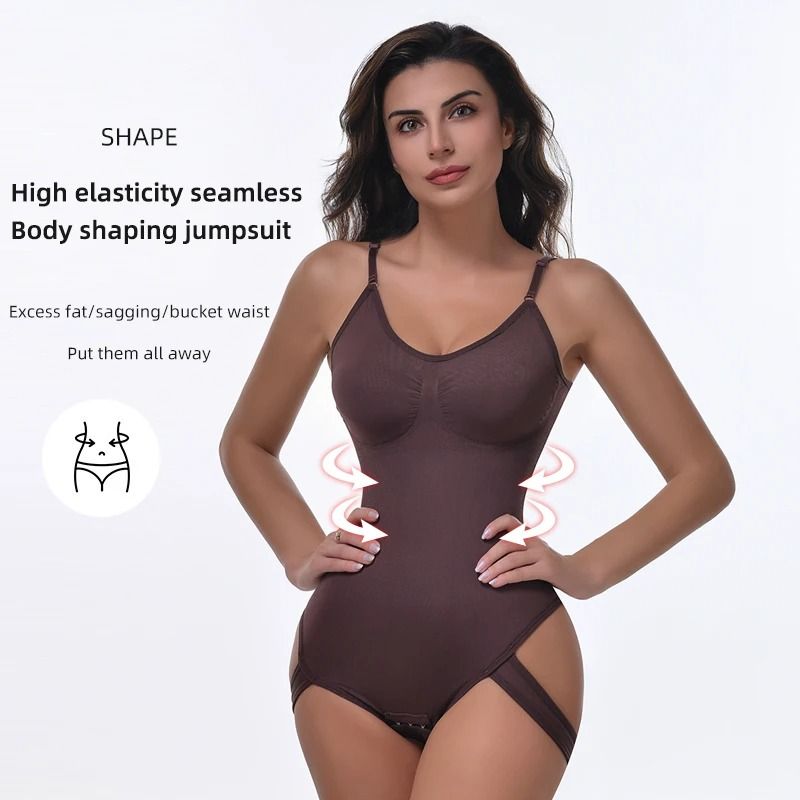 Seamless Full Body Shaper Waist Trainer Bodysuit Shapewear