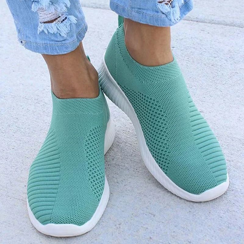 Women Slip On Sneakers Casual Lightweight Walking Shoes
