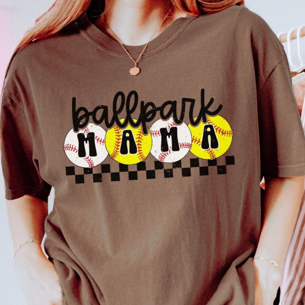 Ballpark Mama Shirt, Baseball Mom Shirt, Softball Mom, Baseball Season, Baseball Mama, Game day T-shirt, Gift for Mom